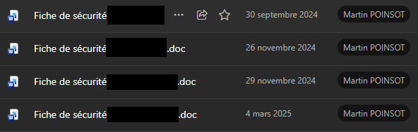Exemple de fiche remise aux nouveaux arrivants avec login et mot de passe par défaut